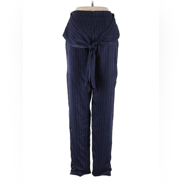 House of Harlow 1960 x REVOLVE Navy Pinstripe Tie Pants | Size S - Picture 6 of 10